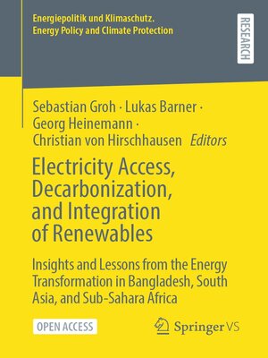 cover image of Electricity Access, Decarbonization, and Integration of Renewables